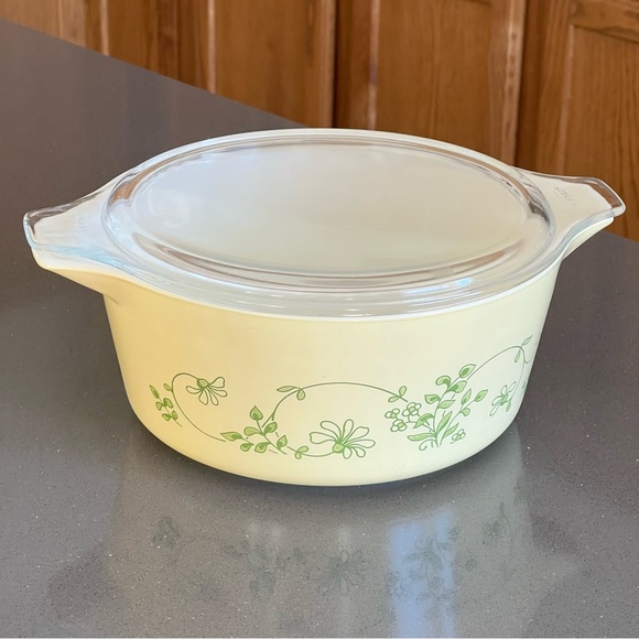 Vintage PYREX Casserole Dish with Lid Shenandoah 475 B 475 C QT